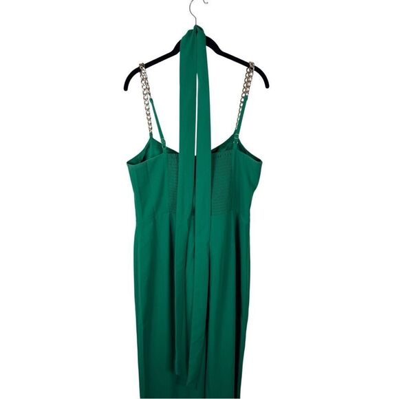 Lilly Pulitzer Zemira Sleeveless Jumpsuit- Fiddle Fig Green- size 12 - Picture 5 of 9